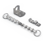Rutland RH.SC.PB Security Door Chain - Polished Brass