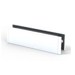 Rutland RLP.WHWH TS008 Security & Fire Rated Letterplate Set PNP - White