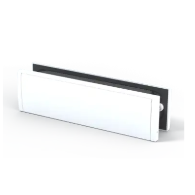 Rutland RLP.WHWH TS008 Security & Fire Rated Letterplate Set PNP - White