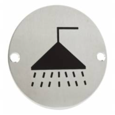 Rutland SF1027.SSS Engraved Shower Sign