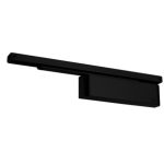 Rutland TS.11204.SR.2.BK EN 2-4 Cam Action Door Closer c/w Semi-radius Cover & Slidearm - Black