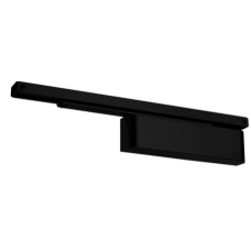 Rutland TS.11204.SR.2.BK EN 2-4 Cam Action Door Closer c/w Semi-radius Cover & Slidearm - Black