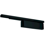 Rutland TS.11204.SR.2.BKBK EN 2-4 Cam Action Door Closer c/w Semi-Radius Cover & Slidearm - Black