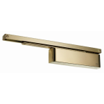 Rutland TS.11205.SR.2.SBSB EN 2-5 Cam Action Door Closer c/w Semi-radius Cover & Slidearm - Satin Brass