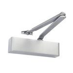 Rutland TS.9205BC.SRFB.SESE Door Closer, BC c/w Flatbar Armset, Semi-Radius Cover - Silver