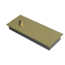 Rutland TS.7003HO.DAX.PB Hold Open Floor Spring & Back Check c/w Cover Plate - Polished Brass
