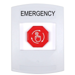 STI G3A309EM-EN Global Multipurpose Push Button - White - Turn-To-Reset - EMERGENCY