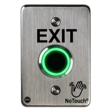 STI NT-SS301-EN Stainless Steel Switch – Metric Type 3 – Single Gang - Exit