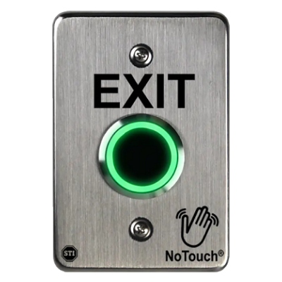 STI NT-SS301-EN Stainless Steel Switch – Metric Type 3 – Single Gang - Exit