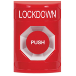 STI SS2004LD-EN Stopper Station – Red – Momentary Push - Lockdown Label