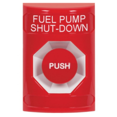 STI SS2004PS-EN Stopper Station – Red – Momentary – Push – Fuel Pump Shut Down Label