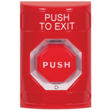 STI SS2009PX-EN Stopper Station – Red – Push & Turn Oct - Illum Button - Push To Exit Label