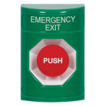 STI SS2104EX-EN Stopper Station – Green – Emergency Exit Label