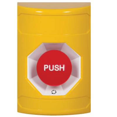 STI SS2201NT-ZL Stopper Station – Yellow – Push & Turn – Reset – No Label
