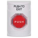 STI SS2308PX-EN Stopper Station – White – Illum Pneumatic Timer - PUSH TO EXIT