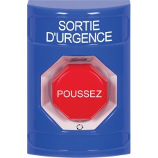 STI SS2409EM-FR Stopper Station – Blue - Push & Turn Octagon - Illuminated Button