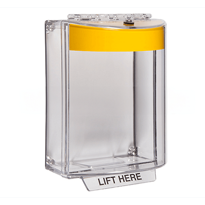 STI STI-13120NY Universal Stopper - Yellow Sounder - Clear Surface - No Label STI STI-13120NY Universal Stopper - Yellow Sounder - Clear Surface - No Label