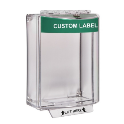STI STI-13130CG Universal Stopper - Green Sounder Relay - Clear Surface - Custom Label