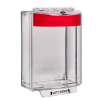 STI STI-13130NR Universal Stopper - Red Sounder Relay - Clear Surface - No Label