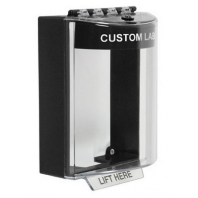 STI STI-13210CK Universal Stopper - Black Shell - Surface - Black Spacer - Custom Label