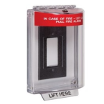 STI STI-13310FR Universal Stopper-  Enclosed Flush With Red Shell - Fire Label
