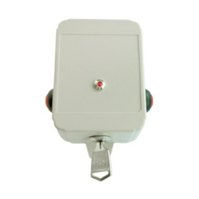Scope PB2BM2 Dual Button Battery Powered Panic Transmitter With Key-Switch Reset