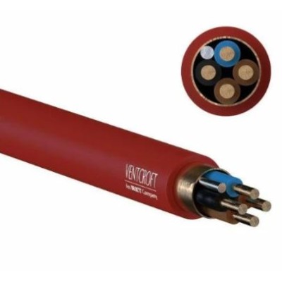 Ventcroft VFP-215ERD NoBurn Platinum 2 Core 1.5mm Standard Fire Cable - Red - 100m