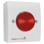 Vimpex 10-1110RPW-S Identifire Tritone Red-White Sounder Beacon Pattress Mounted