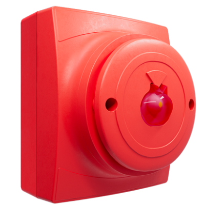 Vimpex 11-1410RPR-S Identifire Pro Wall VAD Only, Red, Shallow Base, Red, Single