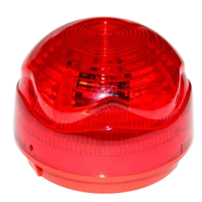 Hoyles 8582100DB LED Strobe With Red Lens Deep Base IP66
