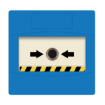 Vimpex SY-BD02 Sycall Resettable Call Point - Blue Vimpex SY-BD02 Sycall Resettable Call Point - Blue