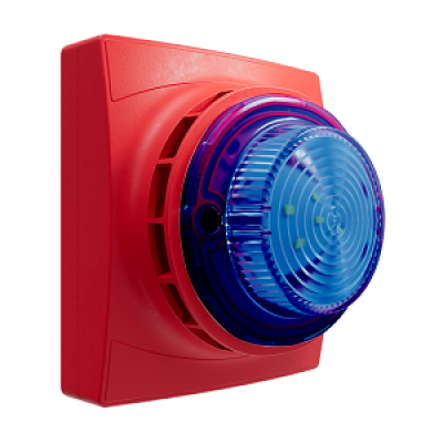 Vimpex 11-1610RSB-S Identifire Pro Sounder VID - Red - Surface Mounted - Blue - Single Vimpex 11-1610RSB-S Identifire Pro Sounder VID - Red - Surface Mounted - Blue - Single