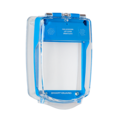 Vimpex SGI-S-B-32 Lockdown Smart+Guard Surface Mount - No Sounder – Blue - 32mm Spacer