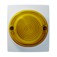 Vimpex 11-1310WSA-S Identifire Pro VID Only - White - Surface Mounted - Amber Flash - Single