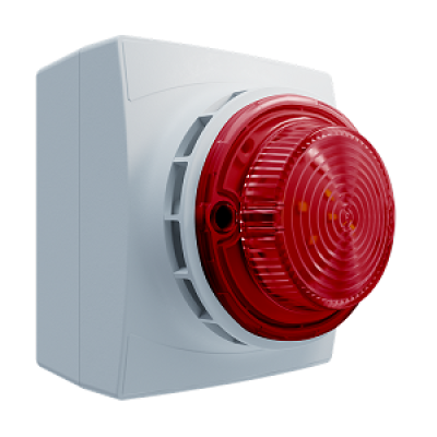 Vimpex 11-1610WSR-S Identifire Pro Sounder VID - White - Surface Mounted - Red - Single Vimpex 11-1610WSR-S Identifire Pro Sounder VID - White - Surface Mounted - Red - Single