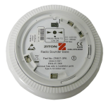 Ziton ZR401-3PA Wireless Detector Sounder Base