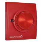 Vimpex 10-1110RFR-S Identifire Flush Tritone Sounder VID Red Body Red Lens