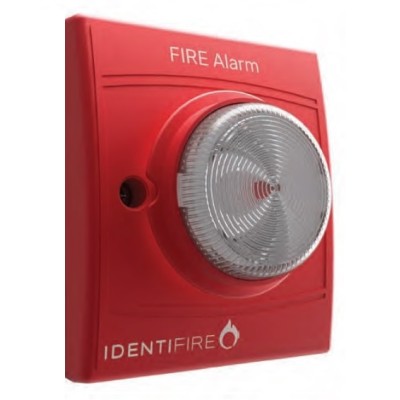 Vimpex 10-1110RFW-S Identifire Flush Tritone Sounder VID Red Body Clear Lens Vimpex 10-1110RFW-S Identifire Flush Tritone Sounder VID Red Body Clear Lens