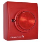Vimpex 10-1110RSR-S Identifire Surface Tritone Sounder VID Red Body Red Lens