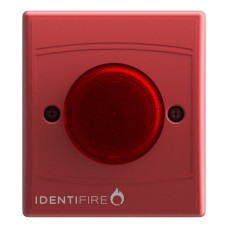 Vimpex 10-1310RFR-S Identifire Flush VID Red Body Red Lens
