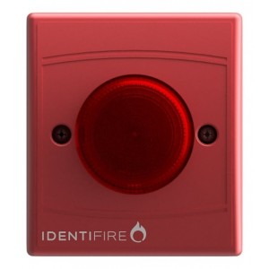 Vimpex 10-1310RFR-S Identifire Flush VID Red Body Red Lens