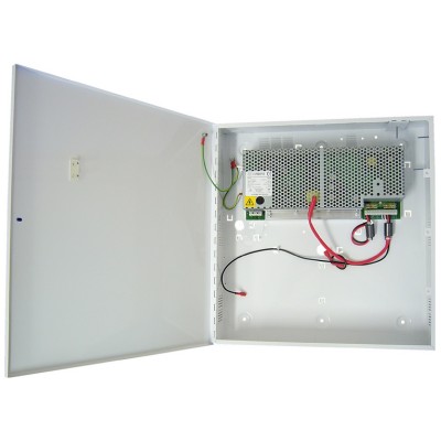 Elmdene 24Vdc 2A + 0.8A Switch Mode PSU EN54 Approved (2 x 17Ah Batteries) - 2402STE Elmdene 24Vdc 2A + 0.8A Switch Mode PSU EN54 Approved (2 x 17Ah Batteries) - 2402STE