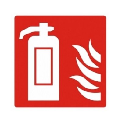 Fire Extinguisher Picto Sign (100mm x 100mm) Photoluminescent Fire Extinguisher Picto Sign (100mm x 100mm) Photoluminescent