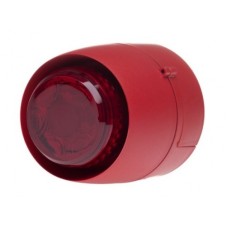 Cranford Controls VTB-12V-SB-RB/RL Spatial Sounder Beacon 12v 32 Tone Red Body, Red Lens, Shallow Base