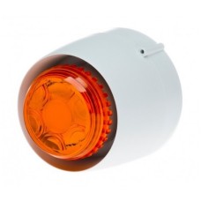 Cranford Controls VTB-12V-SB-WB/AL Spatial Sounder Beacon 12v 32 Tone White Body, Amber Lens, Shallow Base