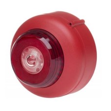 Cranford Controls VXB-1EVAD Ceiling Mounted VAD LED Beacon Shallow Base Red Body White Flash