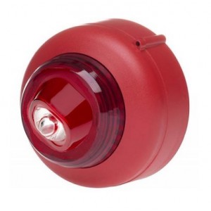 Cranford Controls VXB-1EVAD Wall Mounted VAD LED Beacon Shallow Base Red Body Red Flash