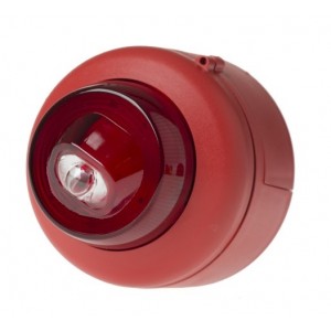 Cranford Controls VXB-1EVAD Wall Mounted VAD LED Beacon Deep Base Red Body Red Flash