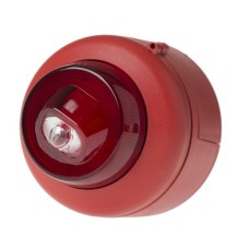 Cranford Controls VXB-1EVAD Wall Mounted VAD LED Beacon Deep Base Red Body White Flash
