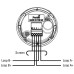 Protec 6000/VAD/C/WHITE Ceiling Mounted White VAD Protec 6000/VAD/C/WHITE Ceiling Mounted White VAD